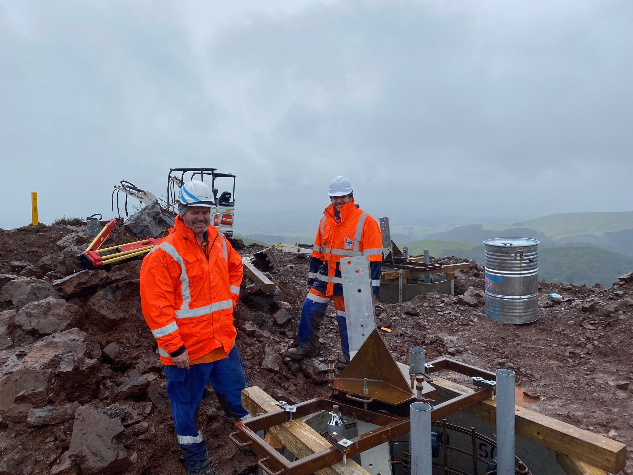 Fieldwork team on site