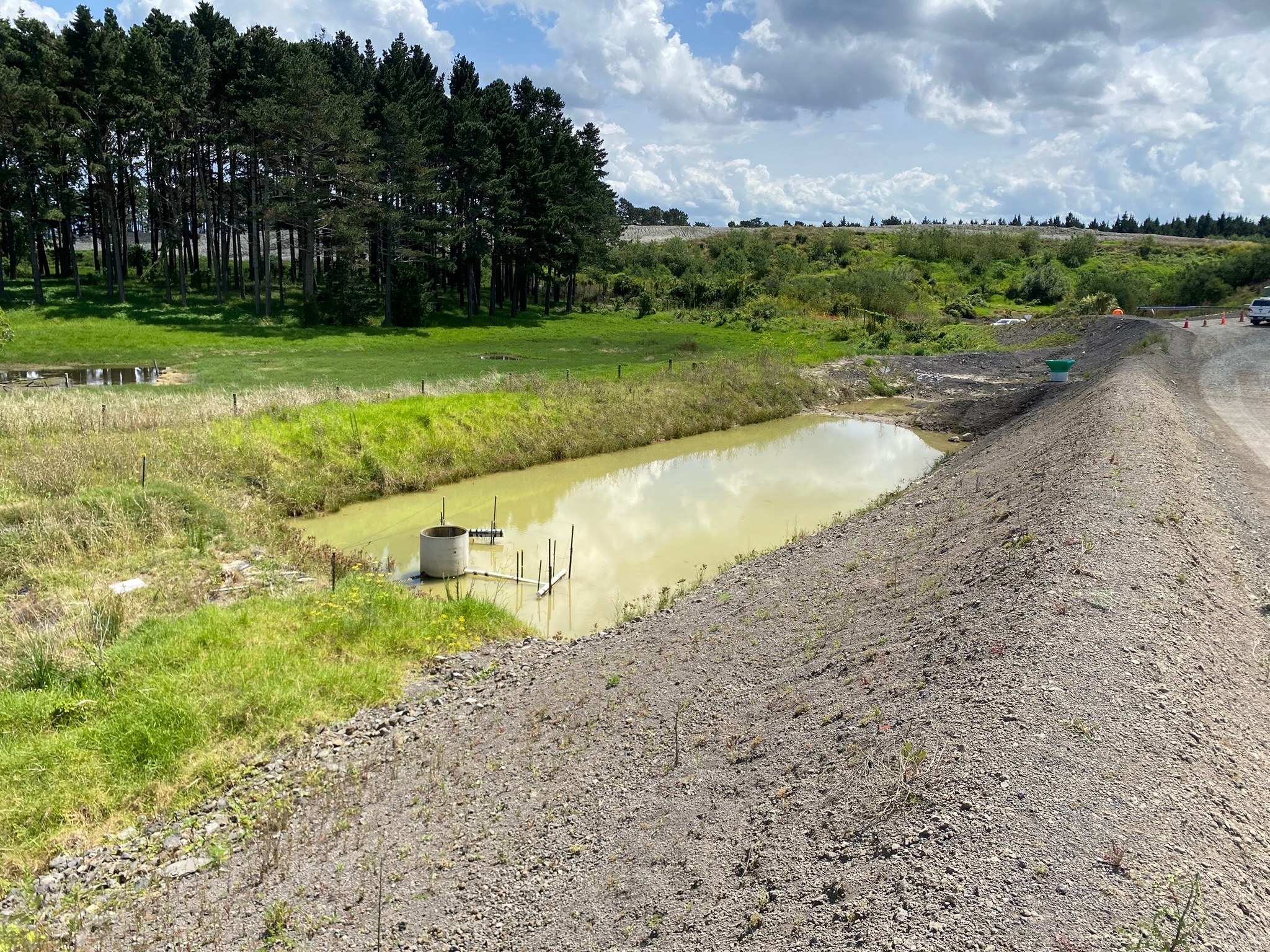 Sediment pond monitoring